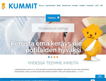 Tablet Screenshot of kummit.fi